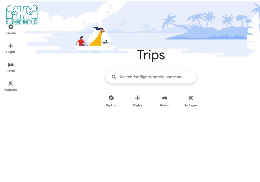 برنامه ریزی سفر با google trip